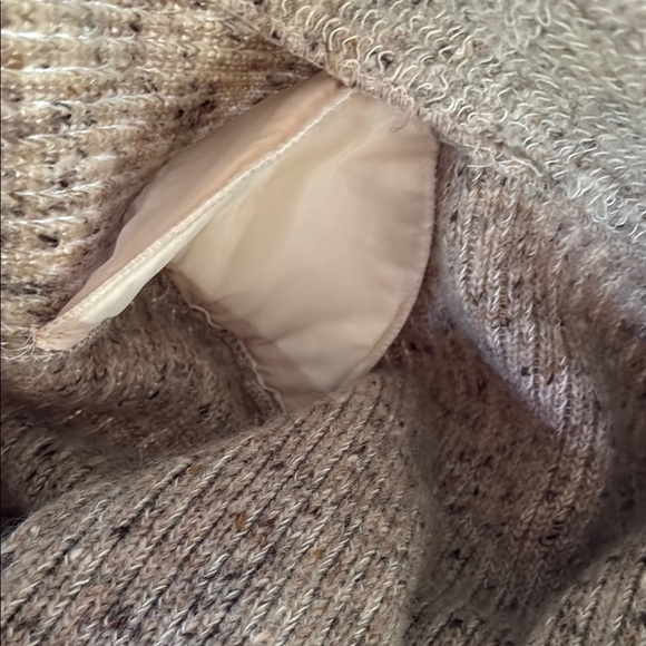 Vintage Wool Mohair Blend Long Textured Cardigan Sweater Belted Women's Large - Picture 11 of 12